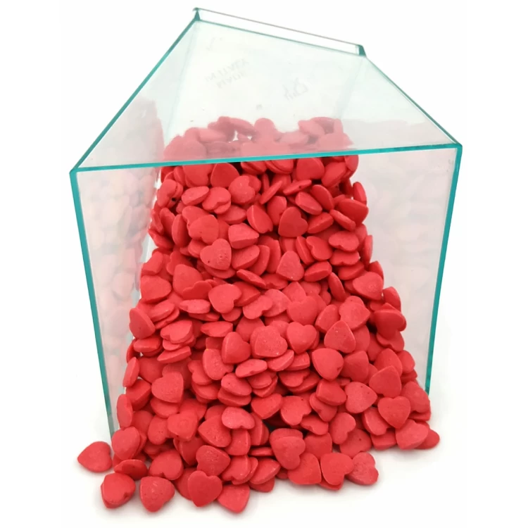 Посыпка сердечки красные 1 кг