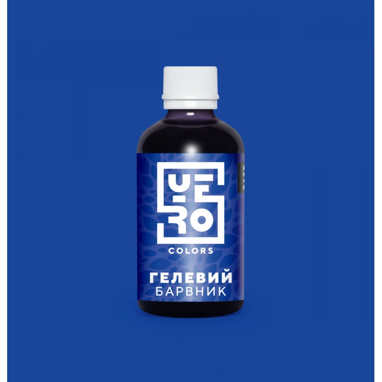 Гелевый краситель YERO COLORS Синий 140 грамм