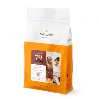 Бельгійський шоколад Veliche Gourmet Чорний Dark Sensation 72% 10 кг