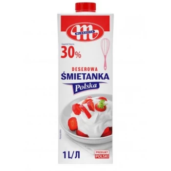 Вершки Mlekovita тваринні Smietanka 30% 1л