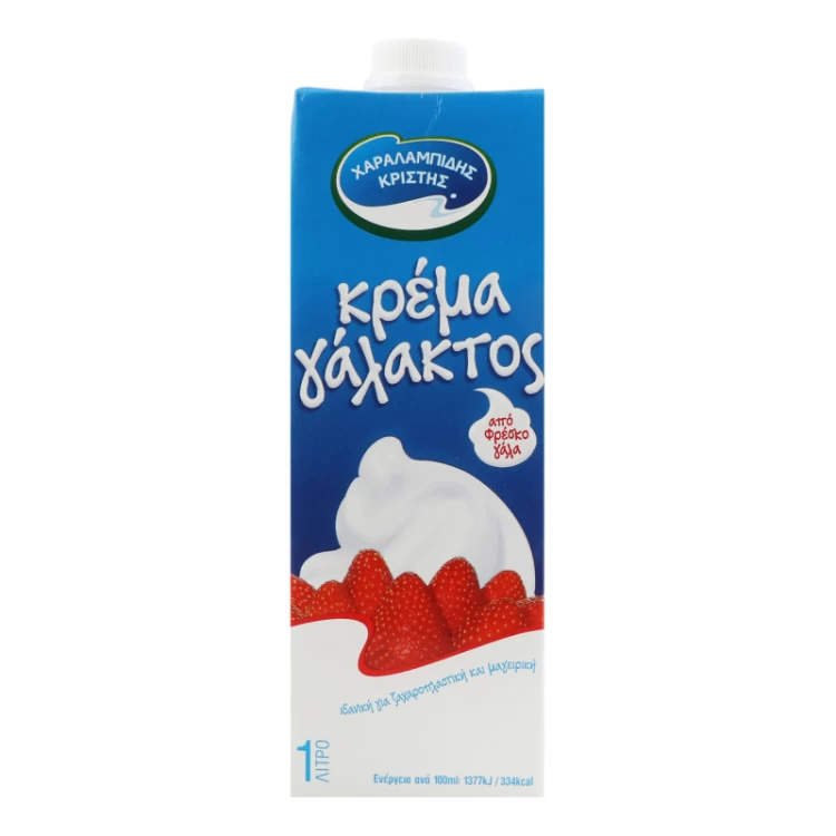 Сливки животные Charalambides Christis 35.1% 1л