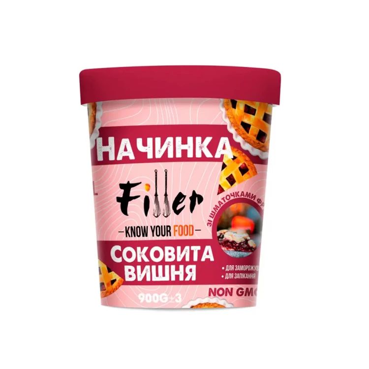 Начинка Сочная вишня 900гр
