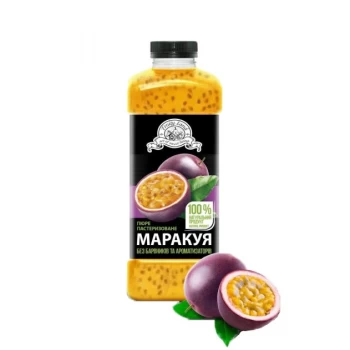 Пюре пастеризованное Маракуйя С КОСТОЧКОЙ 10% сахара Fruity Land 1 кг