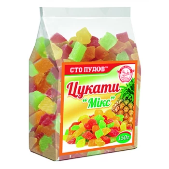 Цукати мікс ТМ Сто Пудів, 150гр