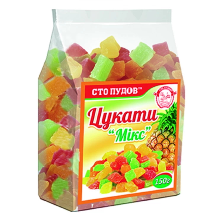 Цукаты Микс ТМ Сто пудов, 150гр