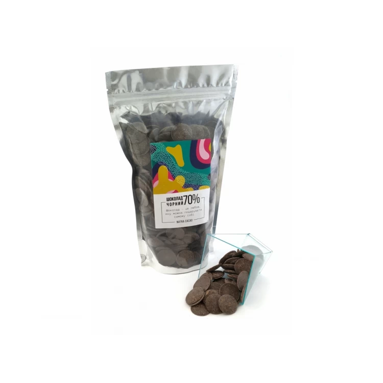 Шоколад чёрный "Natra Cacao", 70 % какао 5 кг