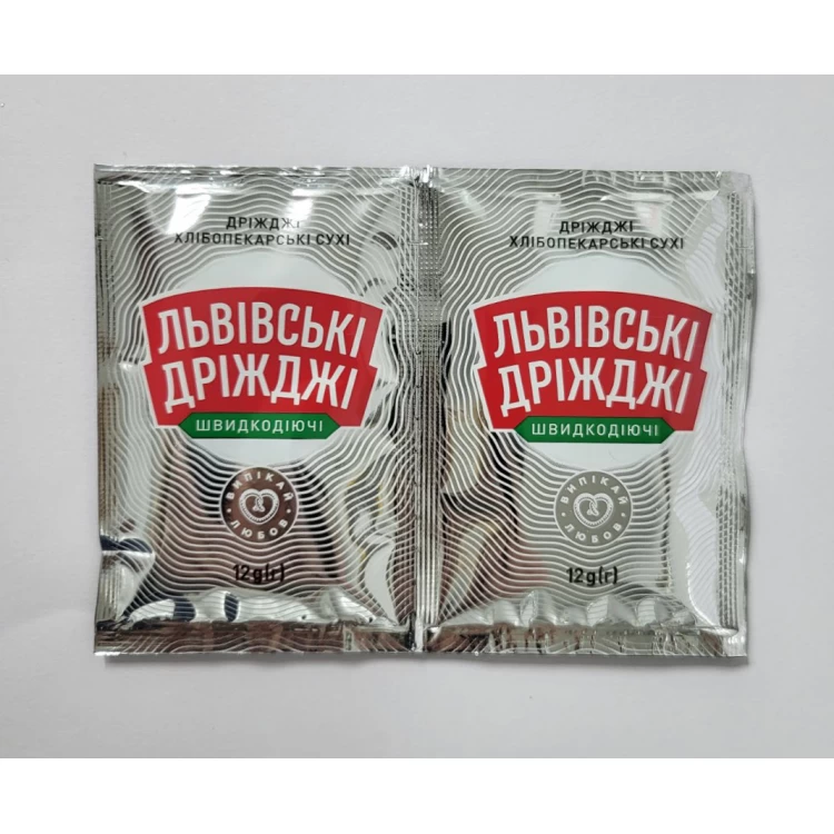 Сухие Львовские дрожжи 12 гр