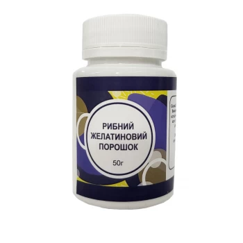 Рибний желатиновий порошок, UNIPATIS MAISON, 50 г