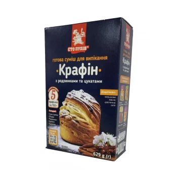 Готовая смесь для выпекания Краффин ТМ Сто Пудов, 629 г