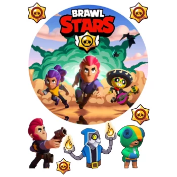 Вафельна картинка Brawl Stars 1