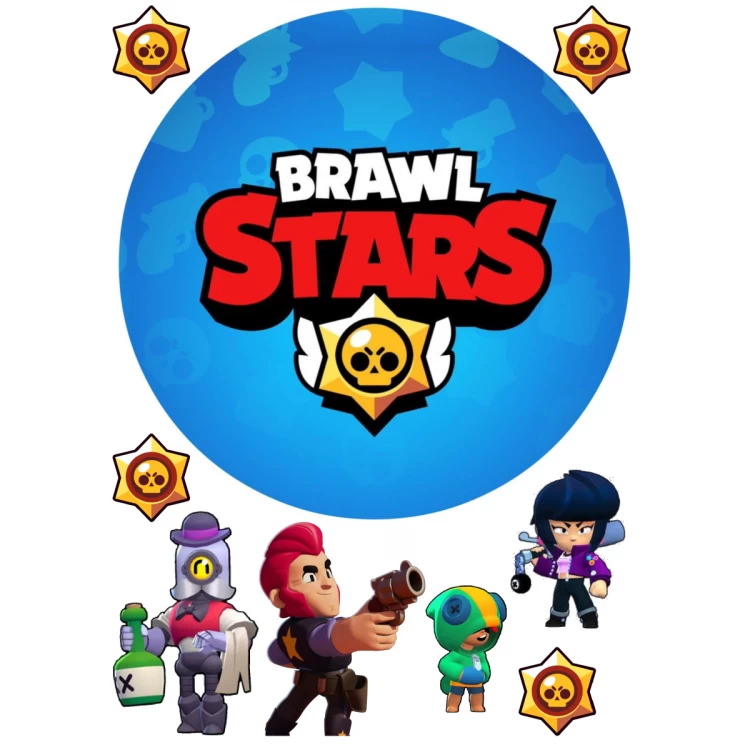 Вафельная картинка Brawl Stars 2