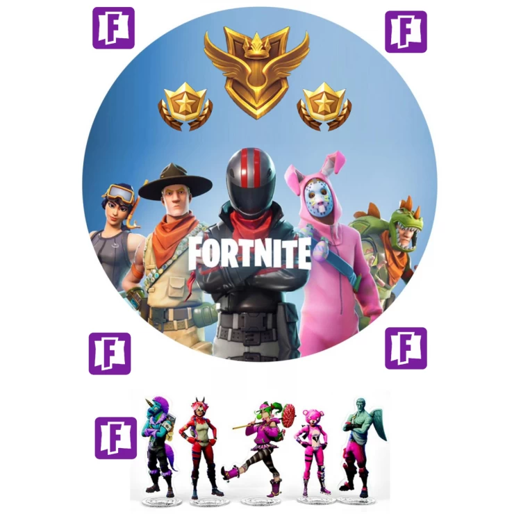 Вафельная картинка Fortnite 1