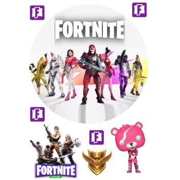 Вафельная картинка Fortnite 4