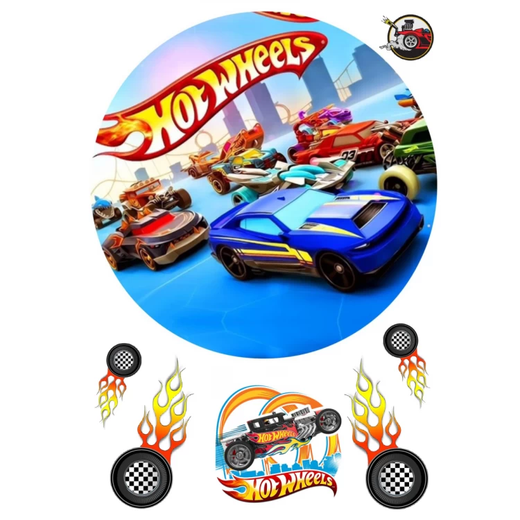 Вафельная картинка Hot Wheels 1