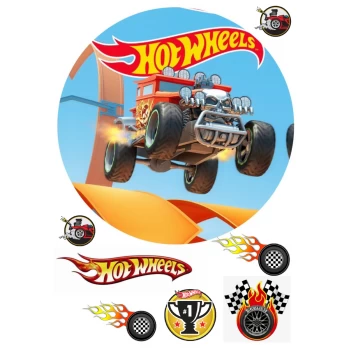 Вафельна картинка Hot Wheels 5
