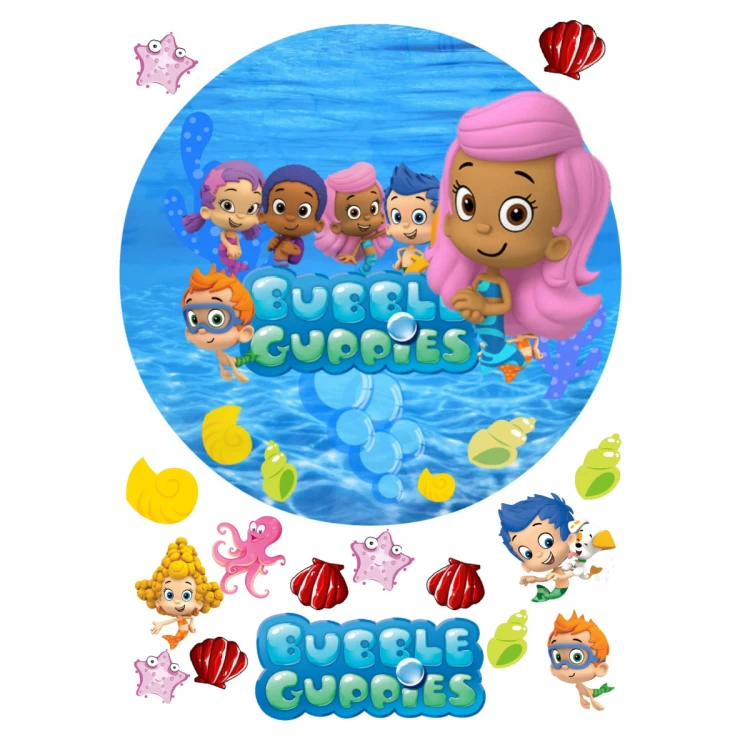 Вафельная картинка Bubble Guppies 1