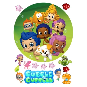 Вафельная картинка Bubble Guppies 2