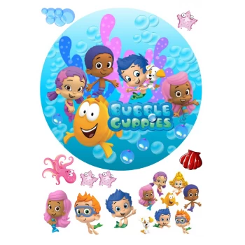 Вафельная картинка Bubble Guppies 4