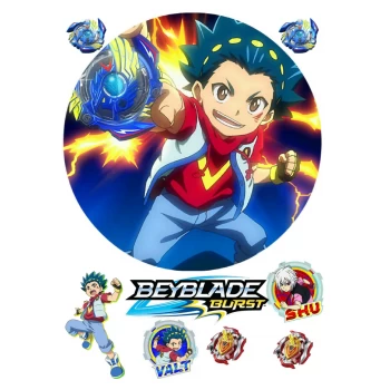 Вафельна картинка Beyblade Burst 1
