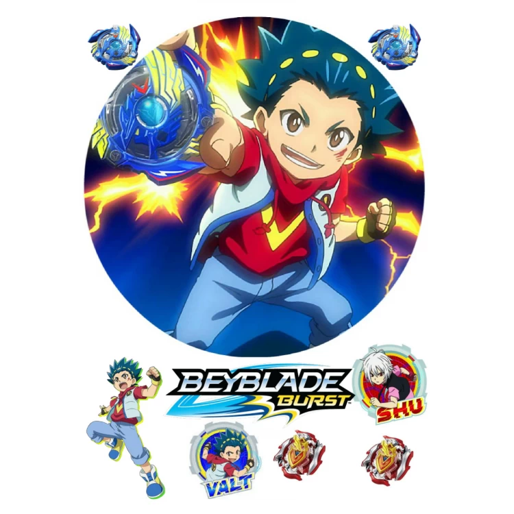 Вафельная картинка Beyblade Burst 1