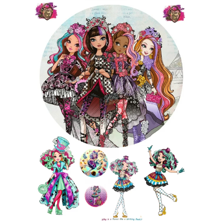 Вафельная картинка Ever After High 2