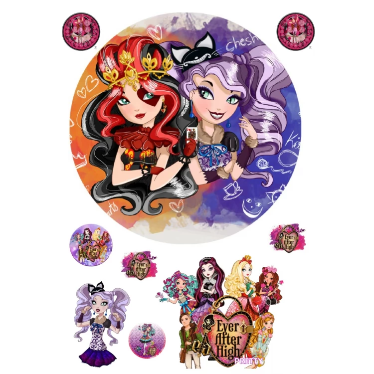 Вафельная картинка Ever After High 3