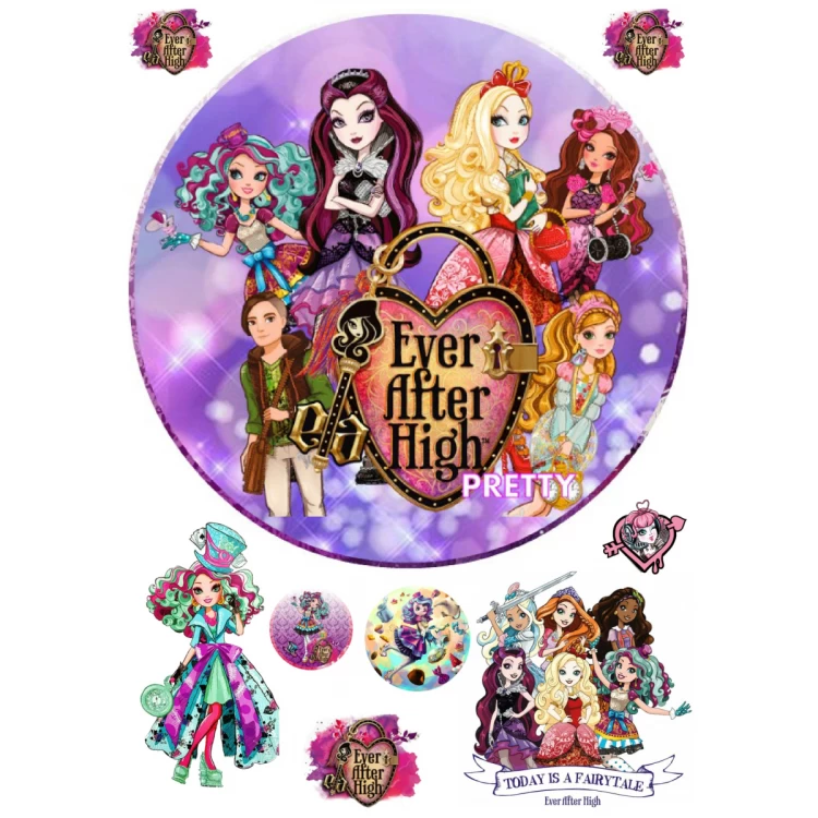 Вафельная картинка Ever After High 8