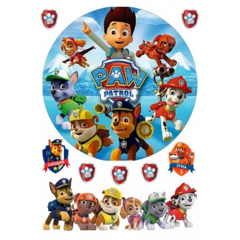 Вафельная картинка Paw Patrol 3