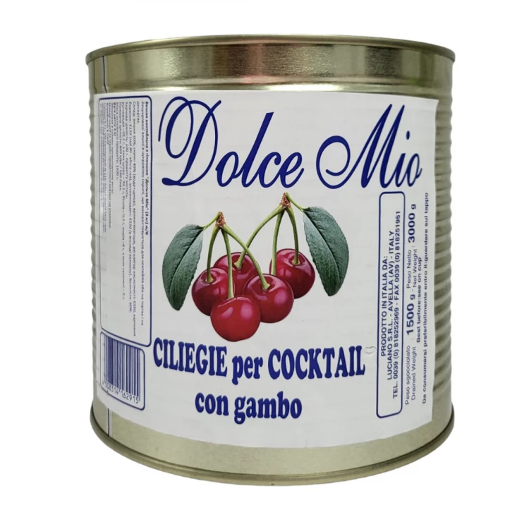 Вишня коктейльная с веточкой «Dolce Mio» 3 кг