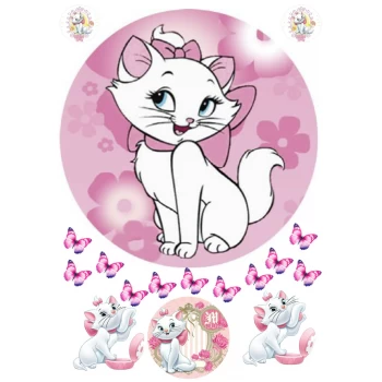 Вафельная картинка "Кошечка Мари" 2