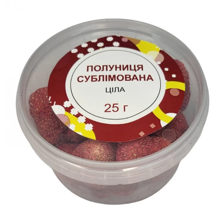 Клубника сублимированная, целая, 25 г