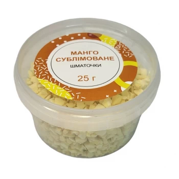 Манго сублимированное кусочки, 25 г