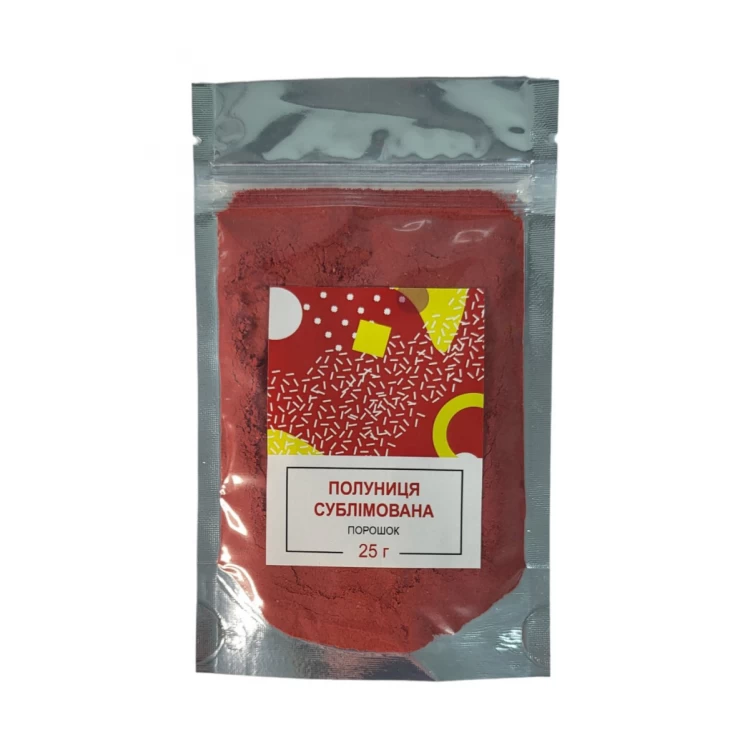 Клубника сублимированная порошок, 25 г