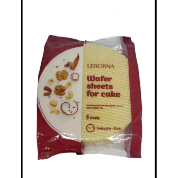 Вафельні коржі Lekorna "класика" 90 г, 8 шт