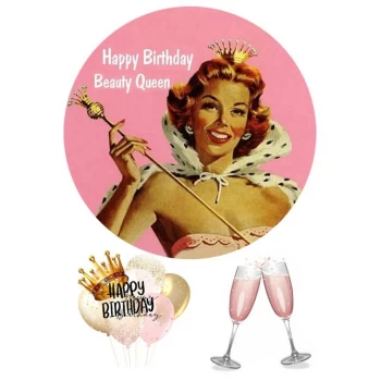 Вафельна картинка "Beauty Queen"