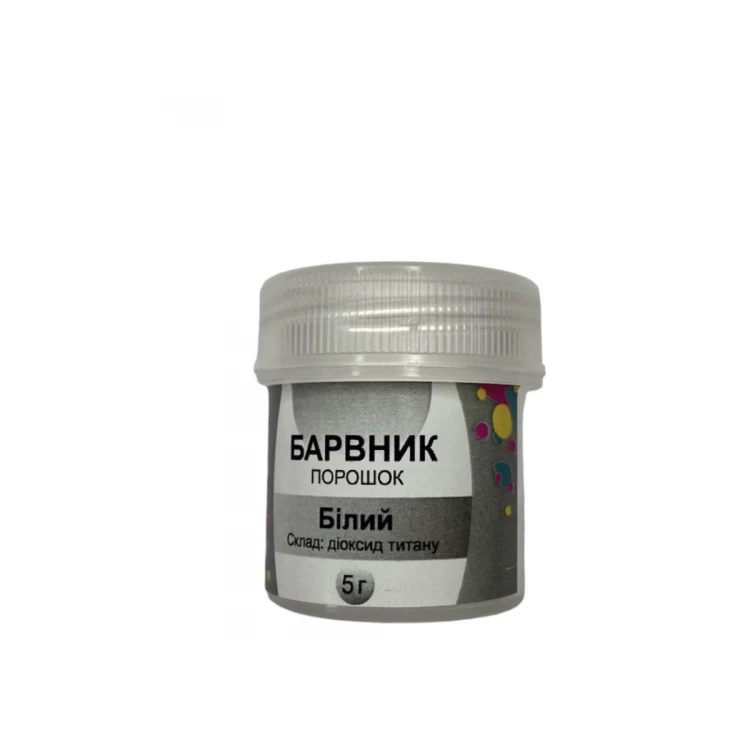 Пищевой краситель  порошок Белый 5 г