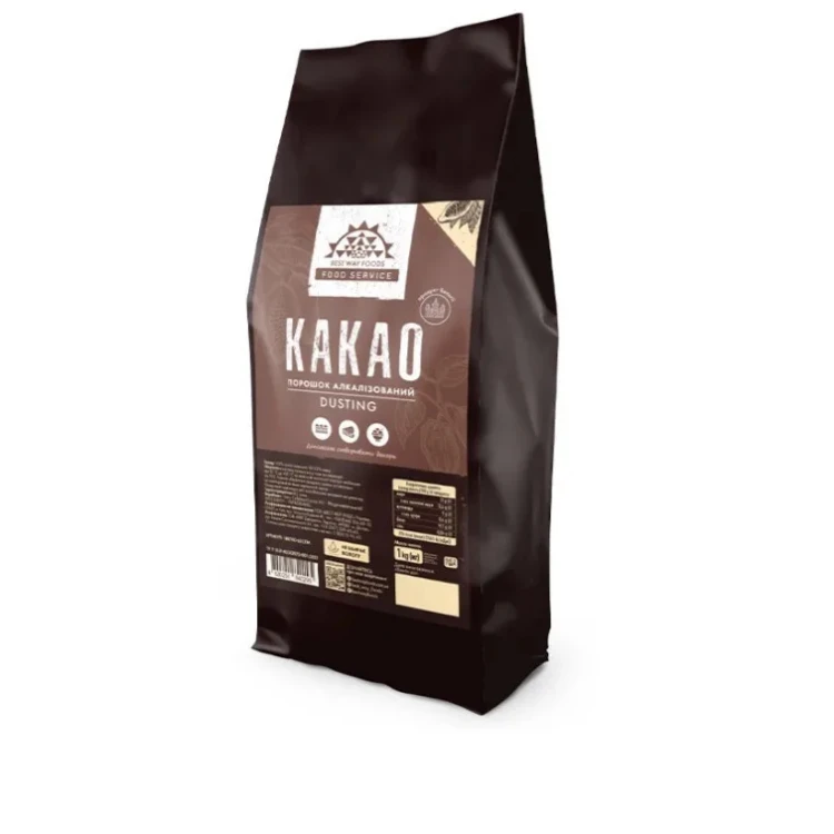 Какао-порошок алкализированный 20-22% BestWayFoods Dusting 1кг