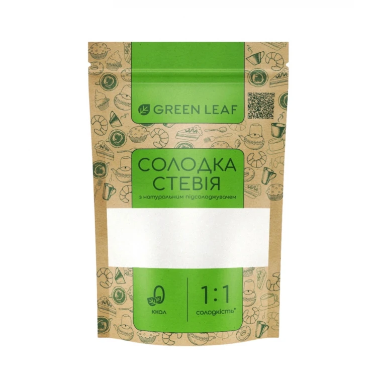 Сладкая Стевия (1:1) 300г GREEN LEAF