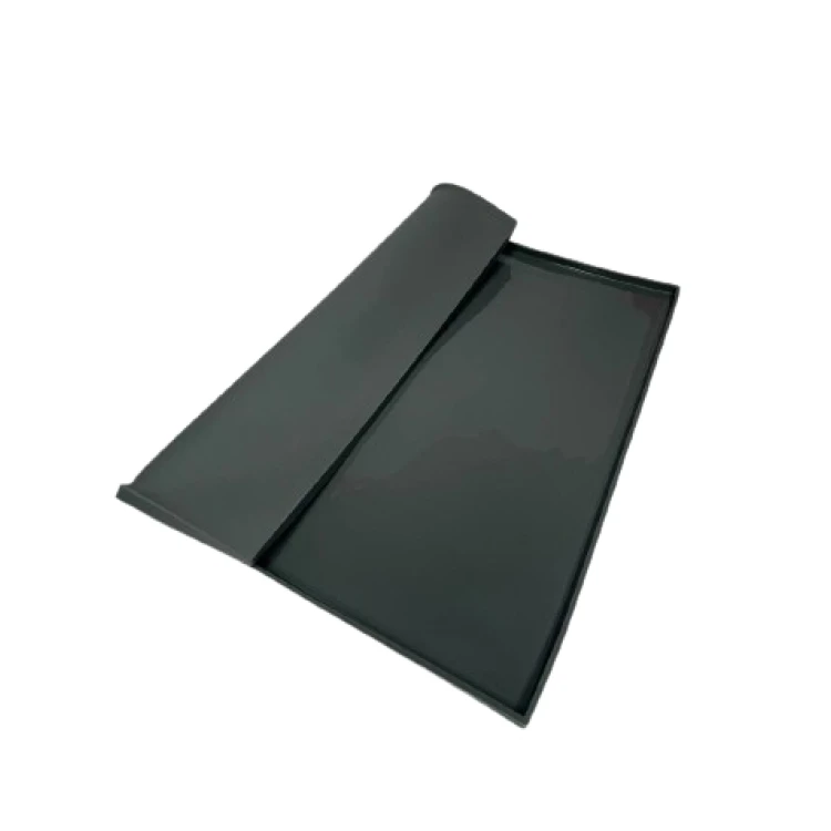 Коврик силиконовый с бортиком 35*35 см (цвет в ассортименте)