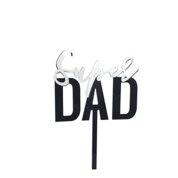 Топпер Super DAD (черный\серебро)