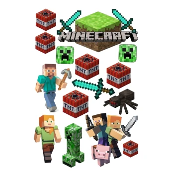 Вафельная картинка MINECRAFT 3