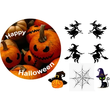 Вафельная картинка Happy Halloween