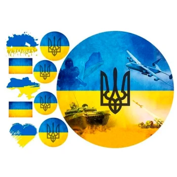 Вафельная картинка  Украина