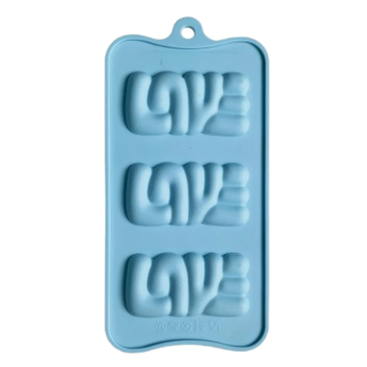Силиконовая форма плиточки LOVE
