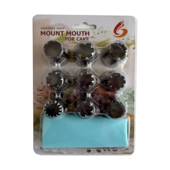 Набір насадок 9 шт + мішок (Mount Mouth)