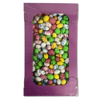 Драже шоколадные яйца разноцветные ( с арахисом), 1 кг
