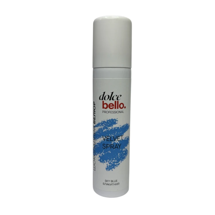 Велюр шоколадный Velvet Spray Dolce Bello ГОЛУБОЙ 100 мл