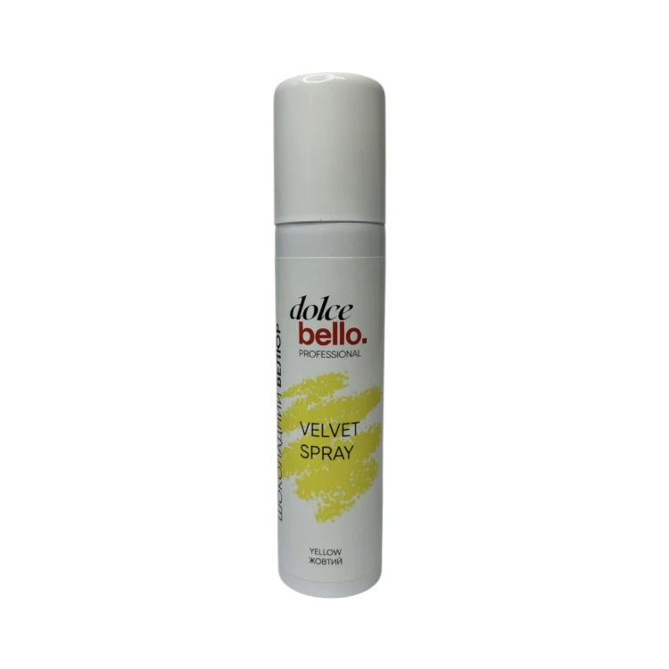 Велюр шоколадный Velvet Spray Dolce Bello ЖЁЛТЫЙ 100 мл