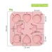 Силиконовая форма для леденцов Корона, вензель, сердце - фото 2