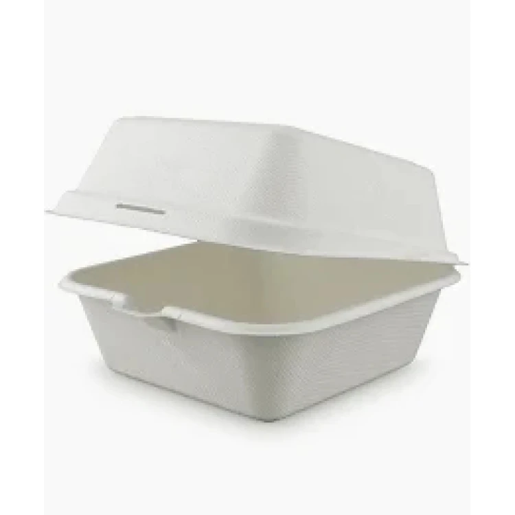 Коробка для бургера из багассы Burger BIOBOX 178х178х90  (1 шт)